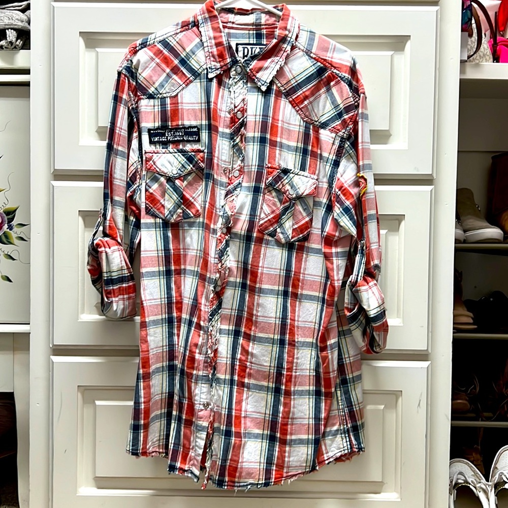 BKE Vintage LS button down